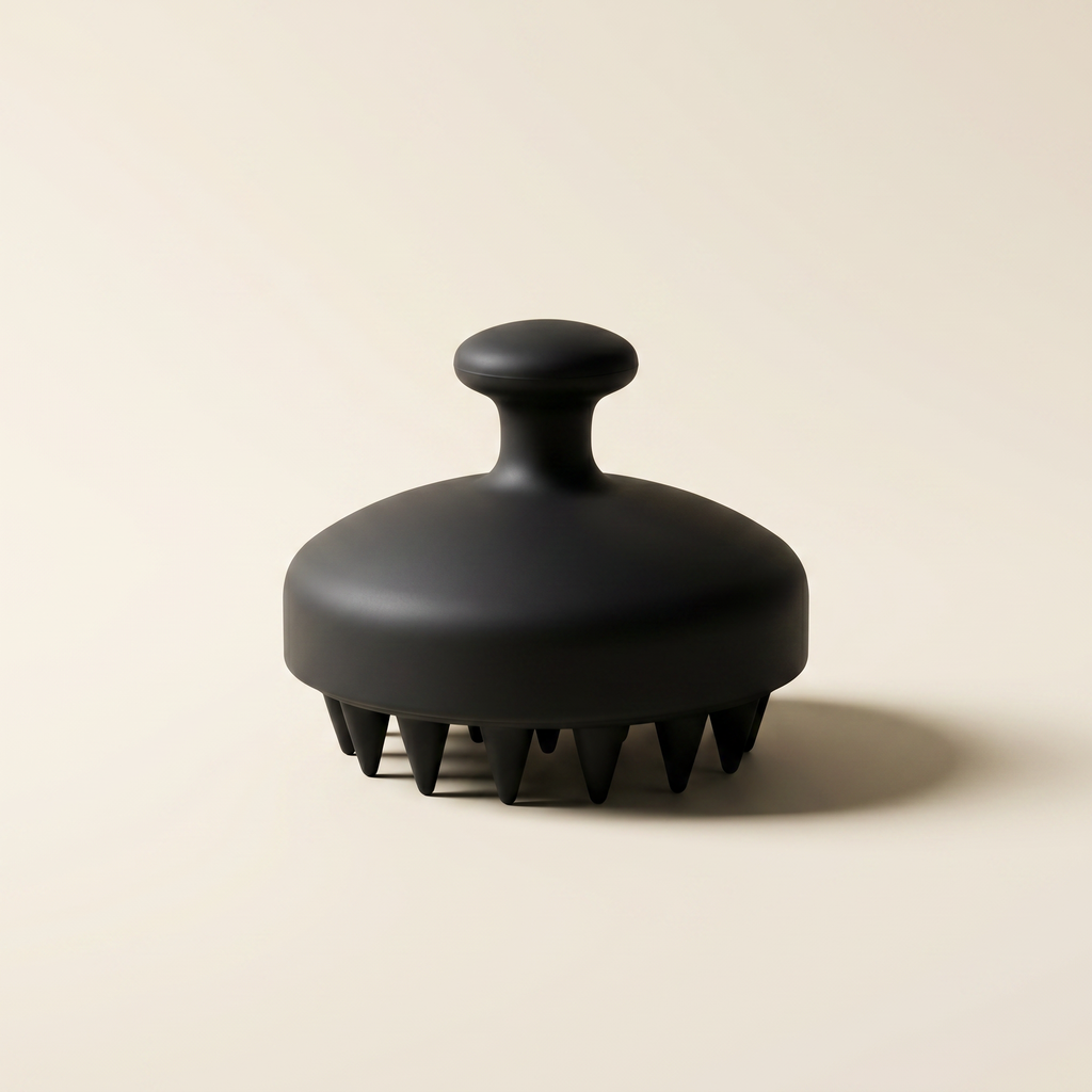Veyune Scalp Ritual Massager — black silicone