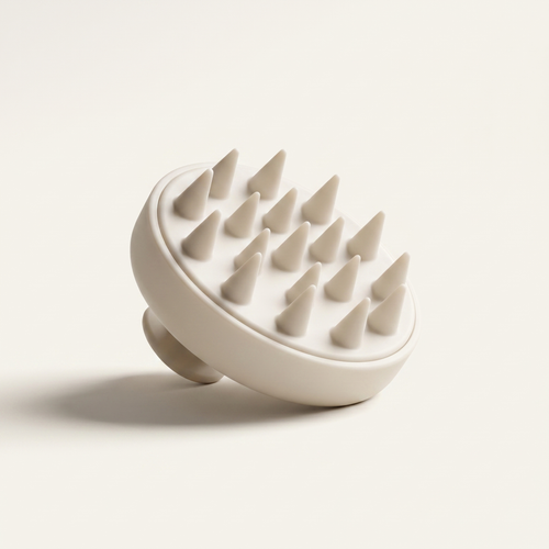 Veyune Scalp Ritual Massager — white silicone hero